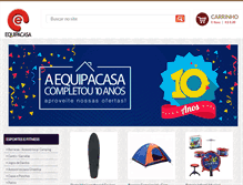 Tablet Screenshot of equipacasaonline.com.br